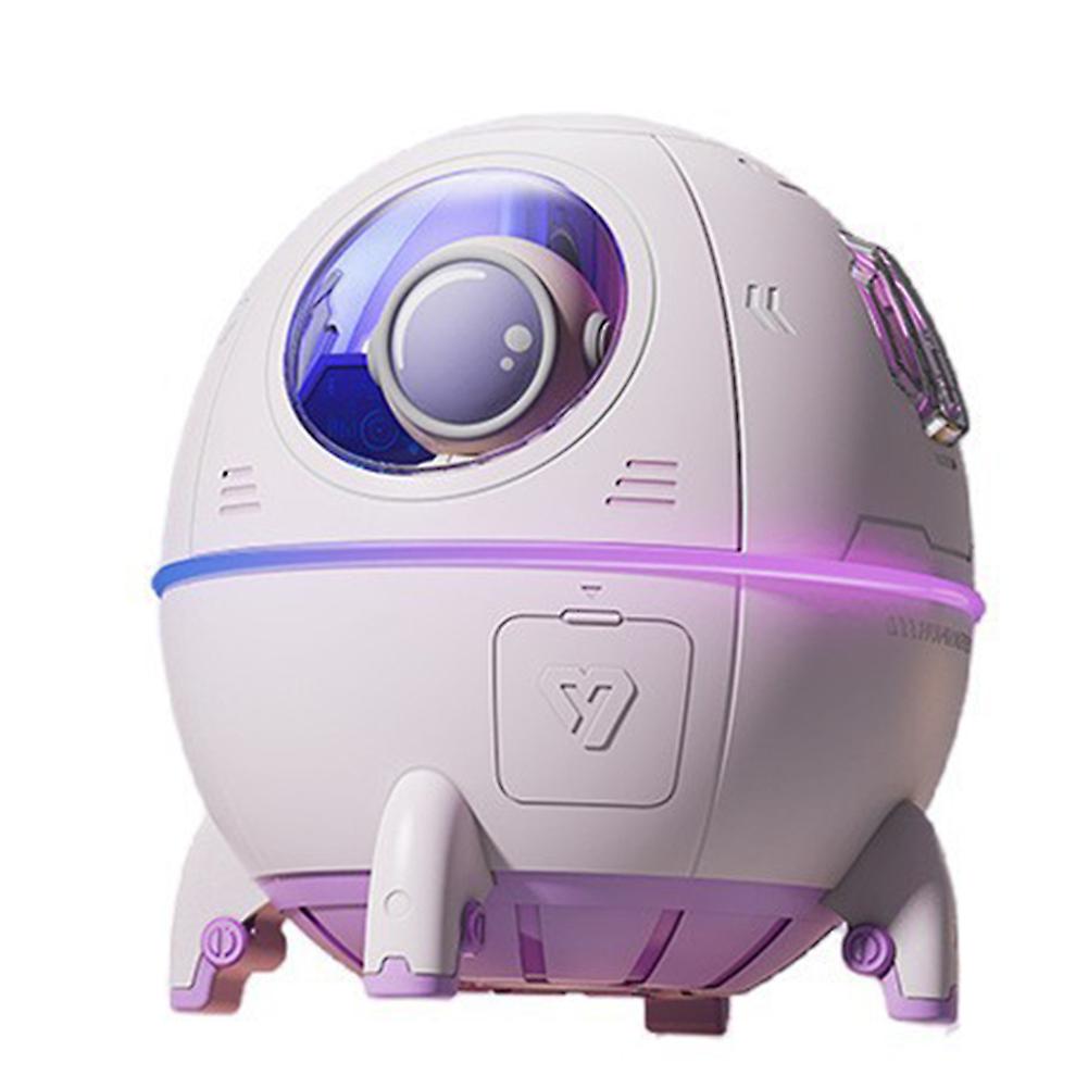 White/Purple Space Capsule Humidifiers Lamp Multi-Purpose Large Fog Volume Humidifier for Home Room Office