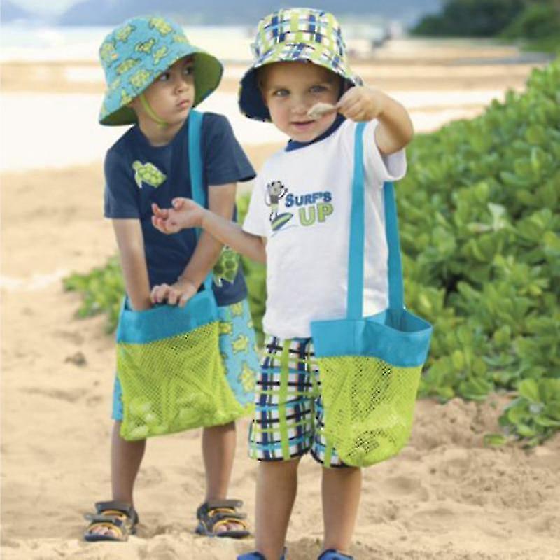 Small size Green Portable Beach Storage Mesh Net Bags