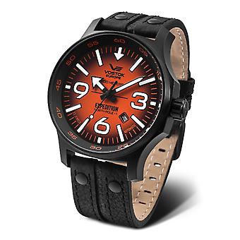 Expedition north pole 1 Analog Man Watch Automatic with Cowhide Bracelet YN55-595C640