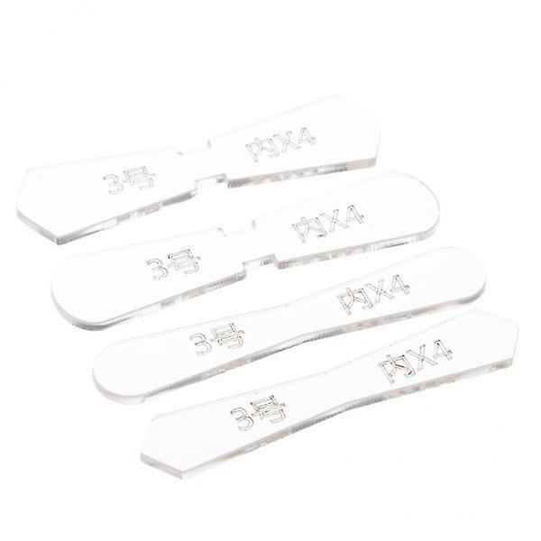 3xAcrylic Zipper Pull Pattern Stencil Template Set Leather Craft Tool Type3 A