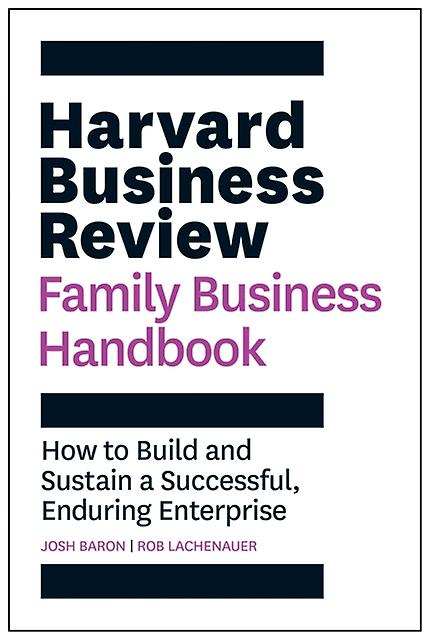 Harvard Business Review Family Business Handbook by Rob Lachenauer Paperback Book