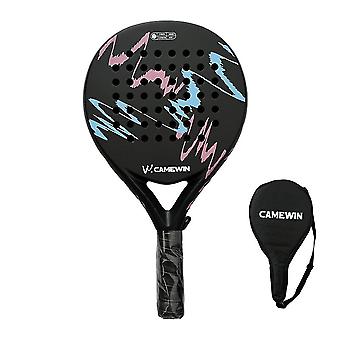 4018 Padel Racket Tennis Carbon Fiber Eva Face Tennis Paddle Racquet Racket With Padle Bag Cover,1