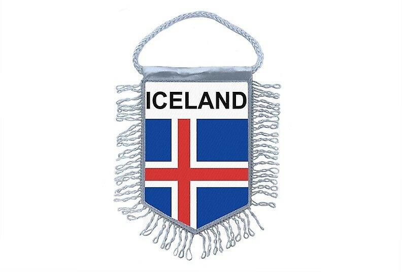 Pennant Mini Flag Country Car Decoration Ισλανδία