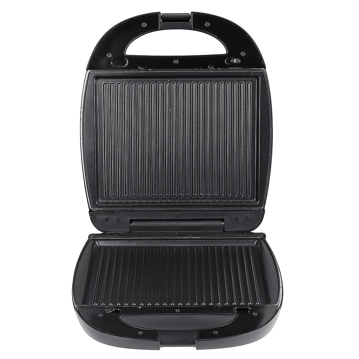 3-In-1 Breakfast Machine: Waffle, Steak, And Sandwich Maker With Detachable Double Heating And Led Indicator