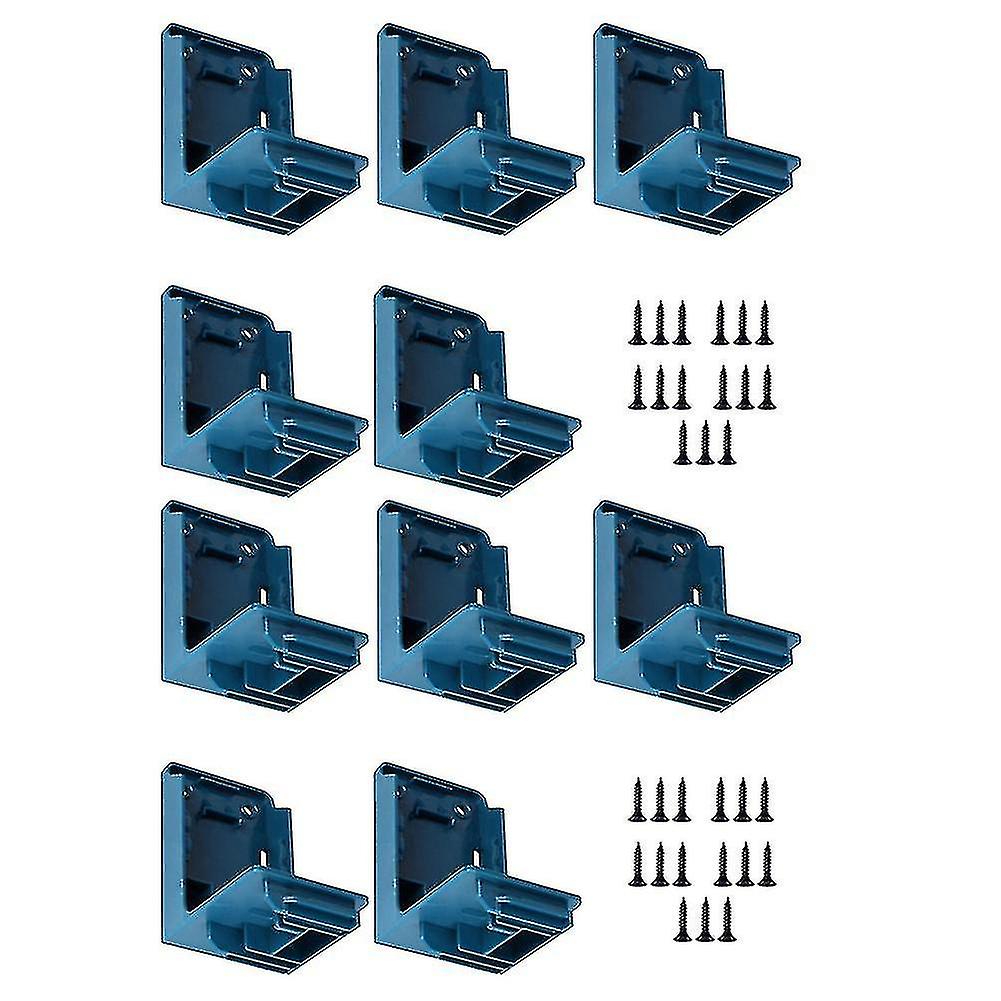 10 Pack Battery Mount Holder For 2 In 1 Stand For 18v Battery Tool Storage Rack Bracket Case