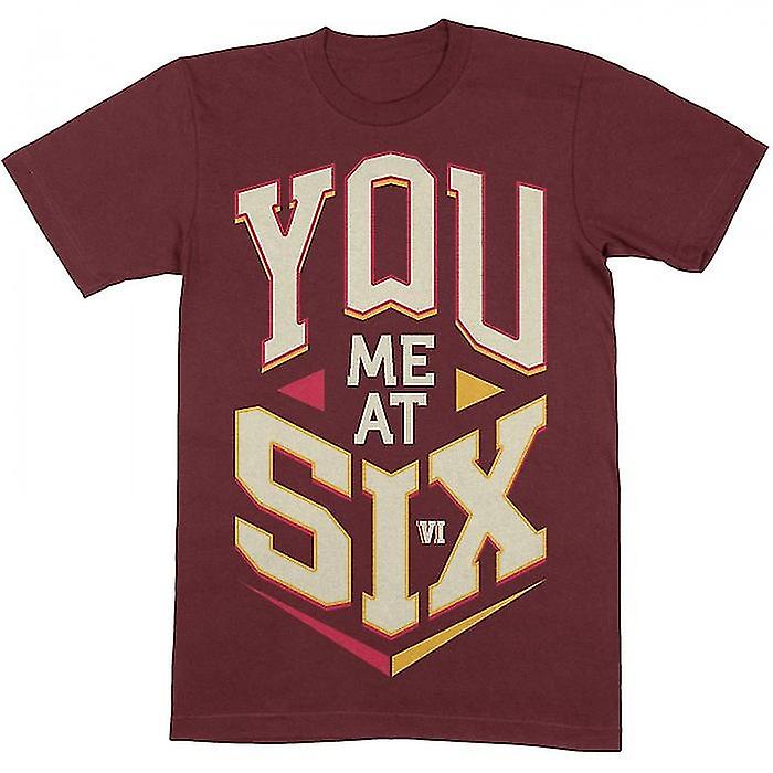 You Me At Six Unisex Adult Cube Cotton T-Shirt