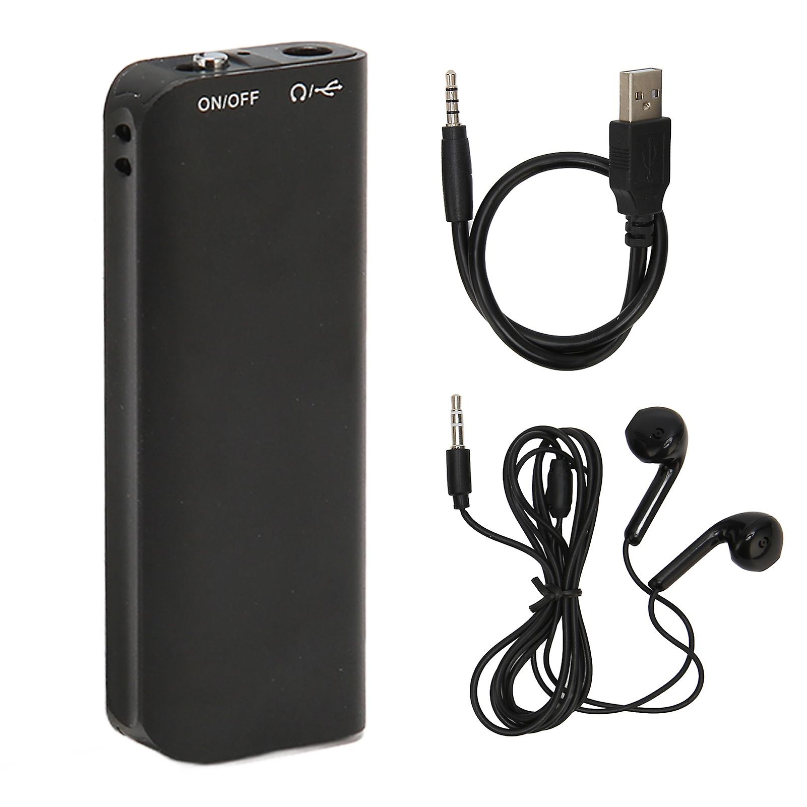 Mini Voice Recorder 8GB - HD Noise Reduction, U Disk, MP3 Player, Auto-Save Feature