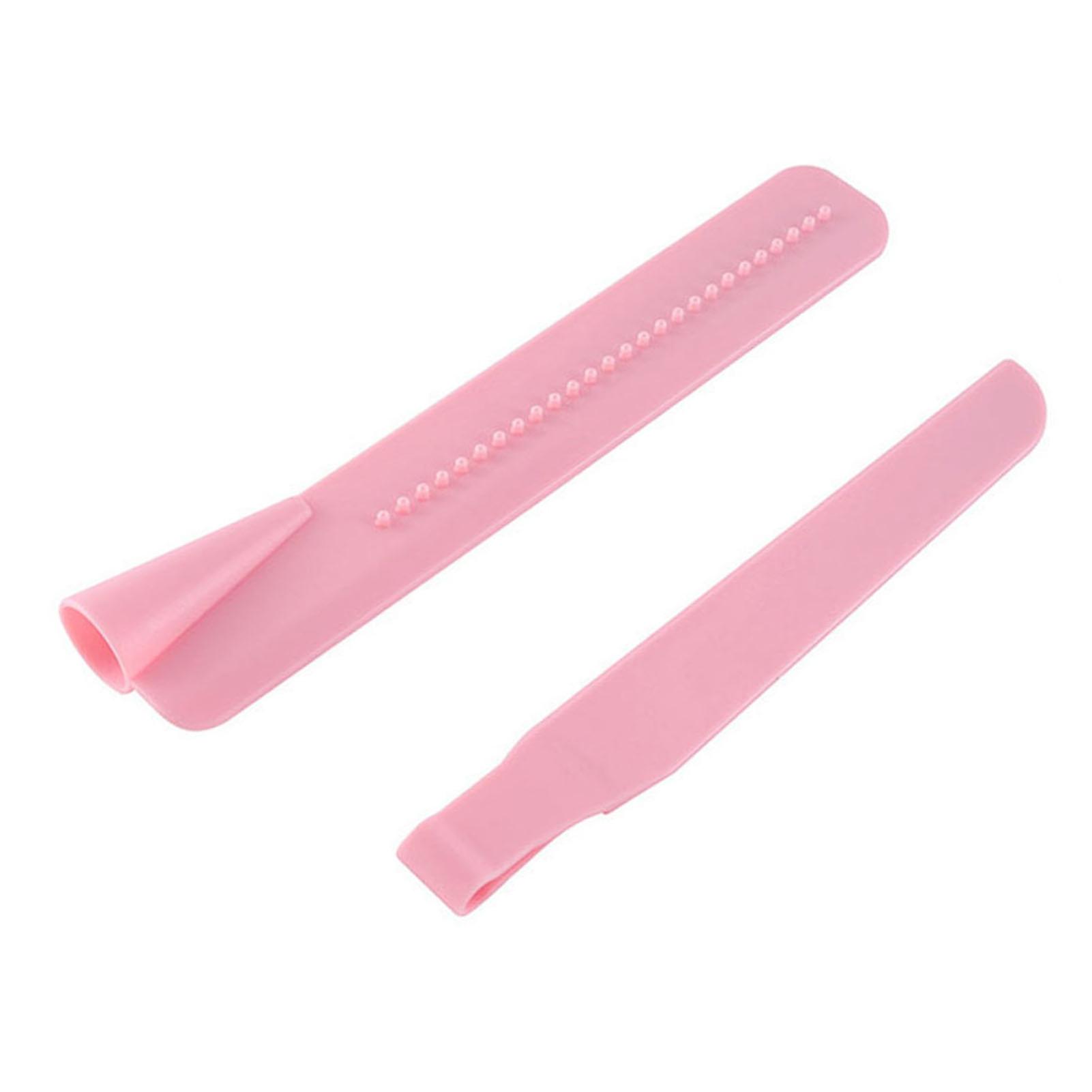 Cake Decorating Angled Icing Spatula Adjustable Height Offset Spatula Pink ABS for DIY Bake