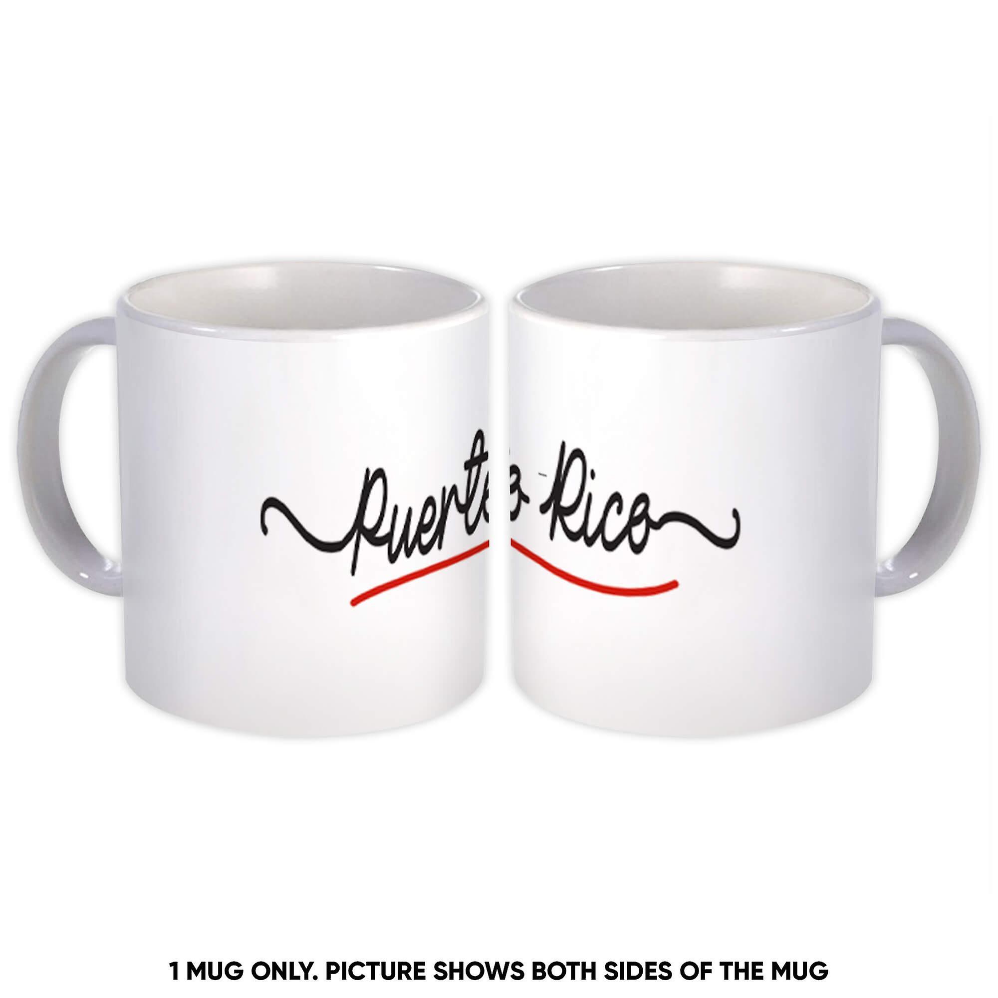 ספל מתנה: צבעי דגל פורטו ריקו פוארטו