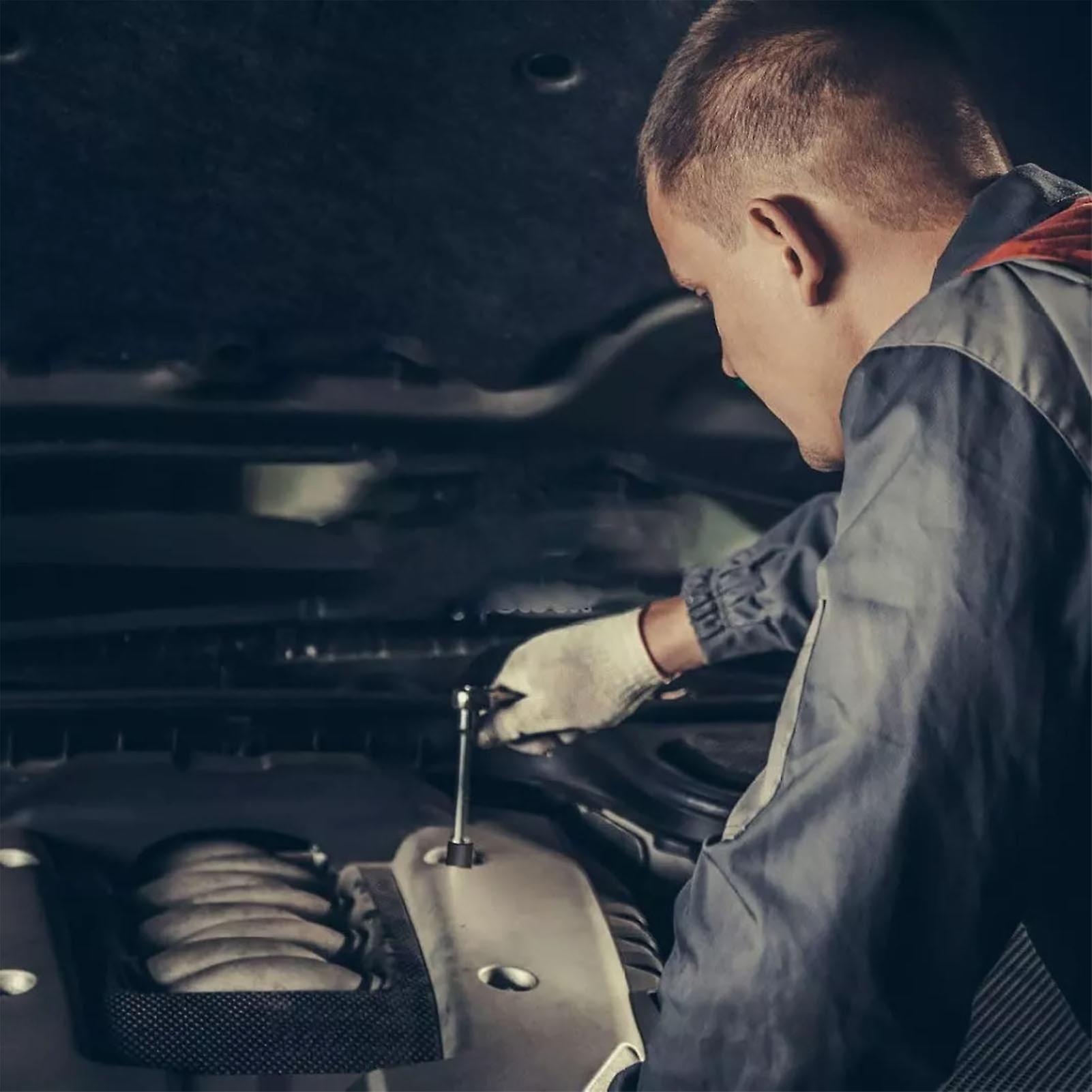 10 Pcs 1/2 Socket Set 10mm To 24mm Hex Screw Interface Electric Wrench Pneumatic Drill Impact Socket Set 