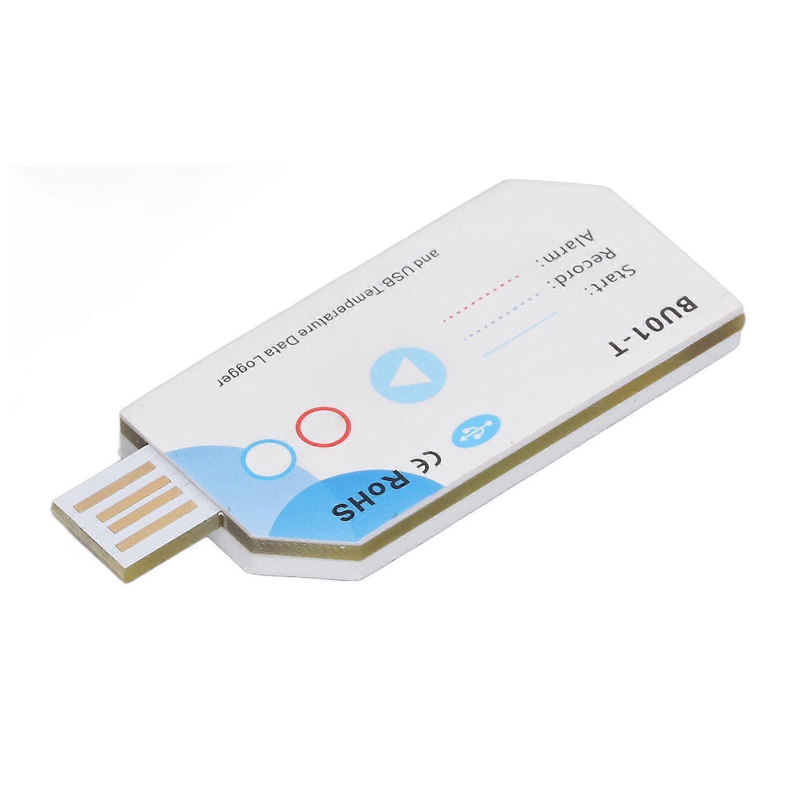 USB Temperature Humidity Data Logger BT 32000 Points Cover 120days PDF Report Disposable Temp Humidity Data Recorder