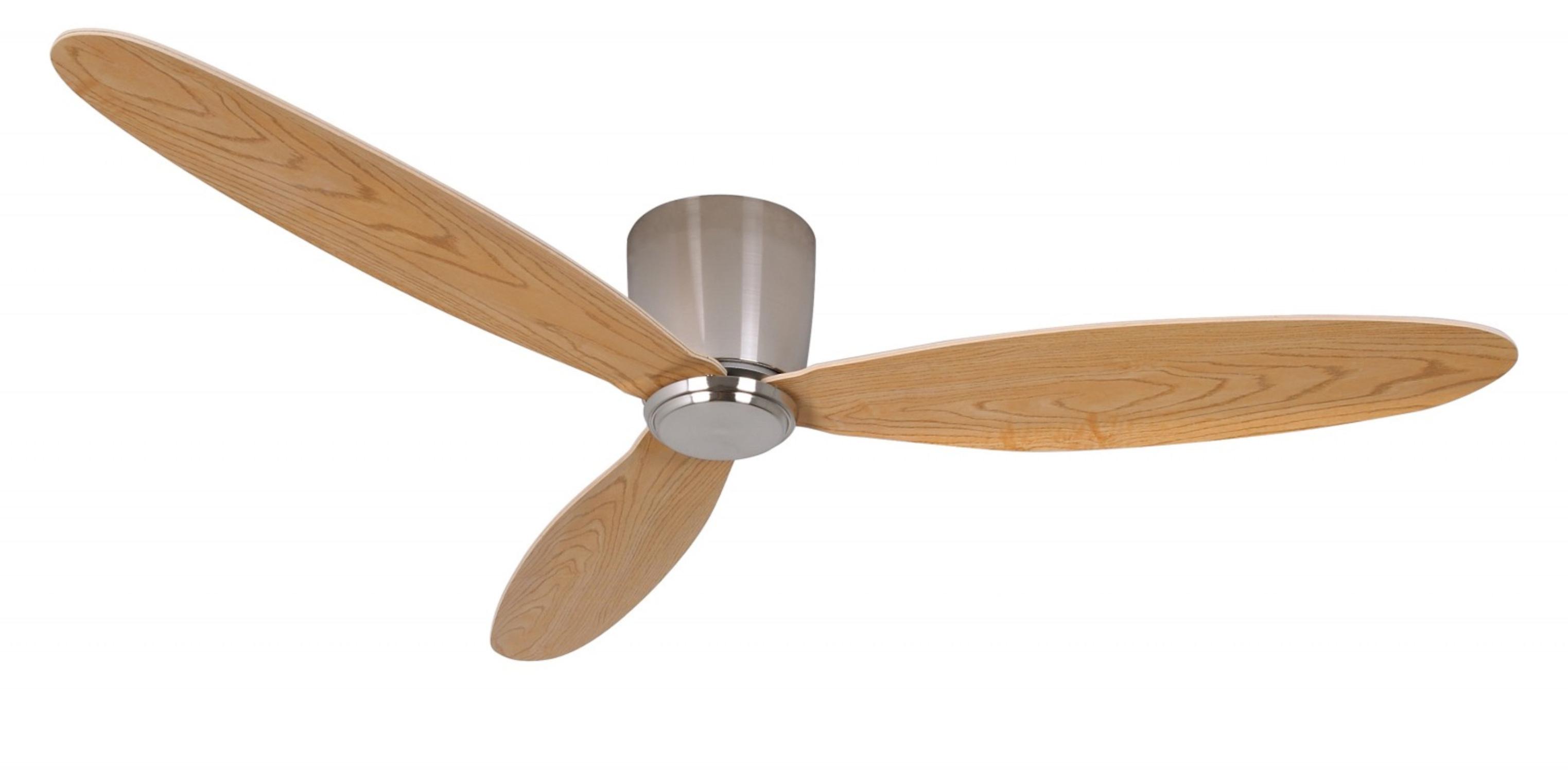 DC Ceiling Fan Airfusion Radar Chrome 132cm / 52"