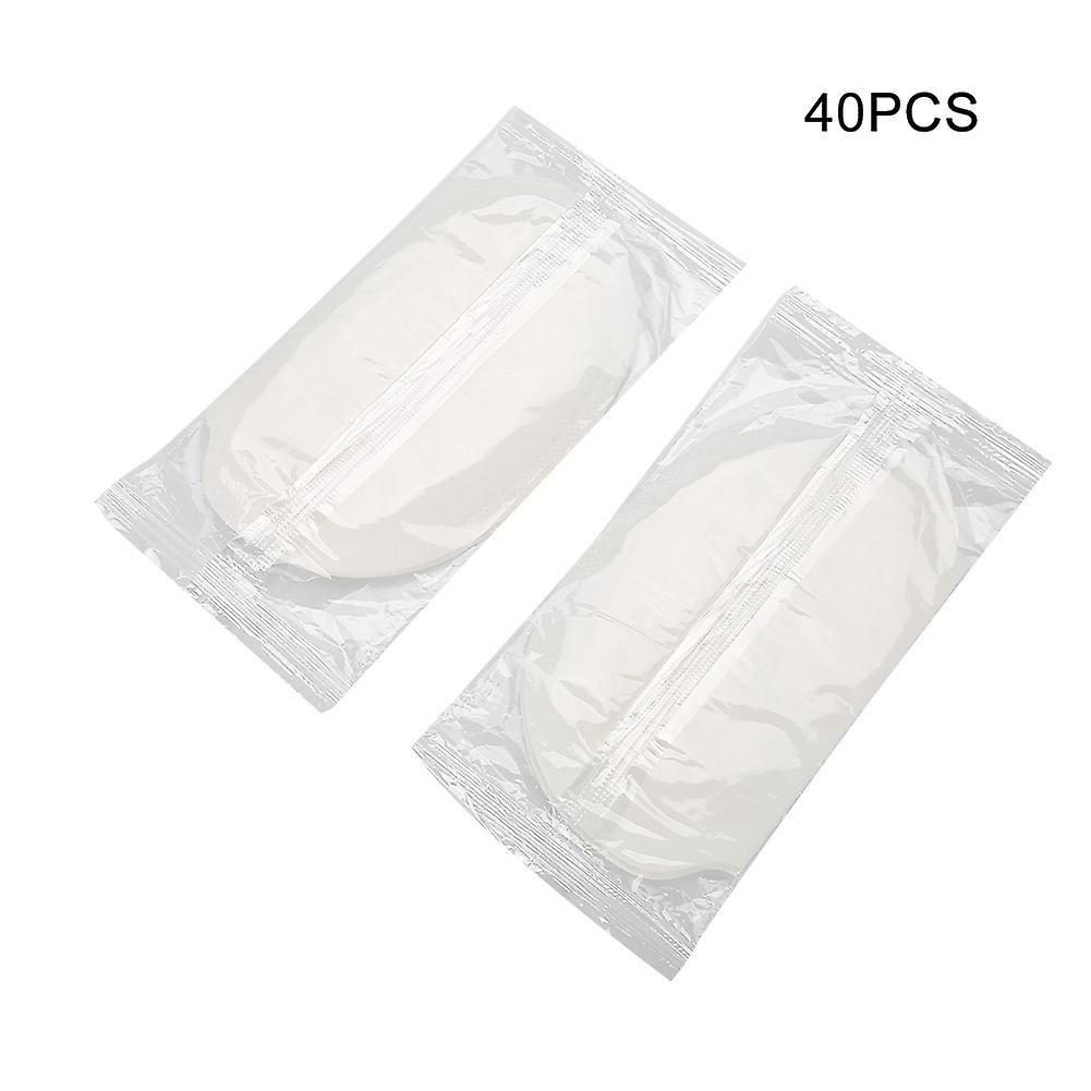 Coussinets absorbants jetables pour aisselles, en coton, unisexe, 40 pièces