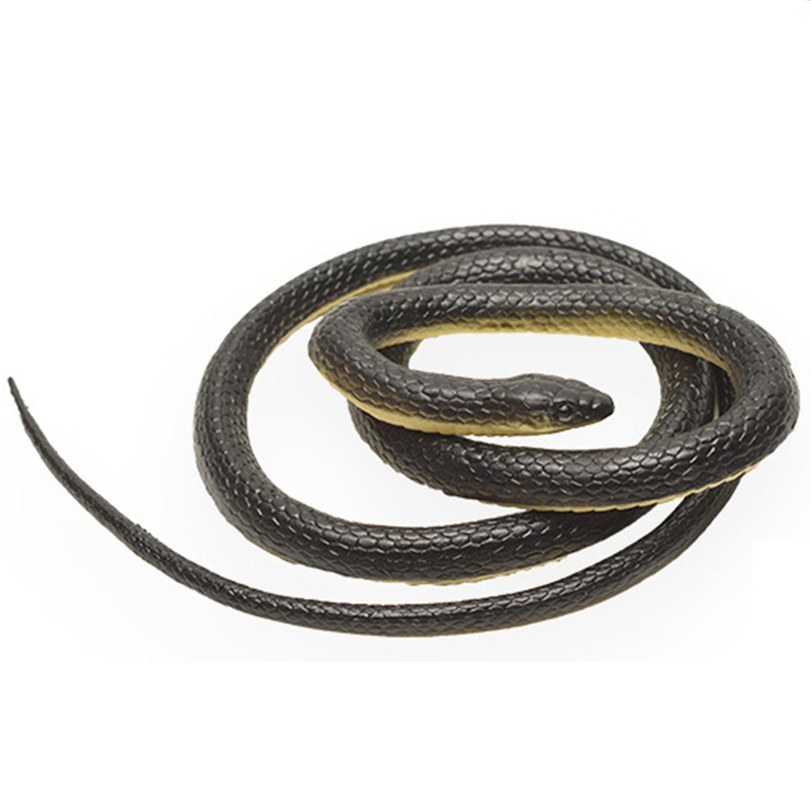 Snake Prank Toy with String Clip Novelty and Chic Scary Simulation Snake Toys for Snakes Lovers Boys and Girls
