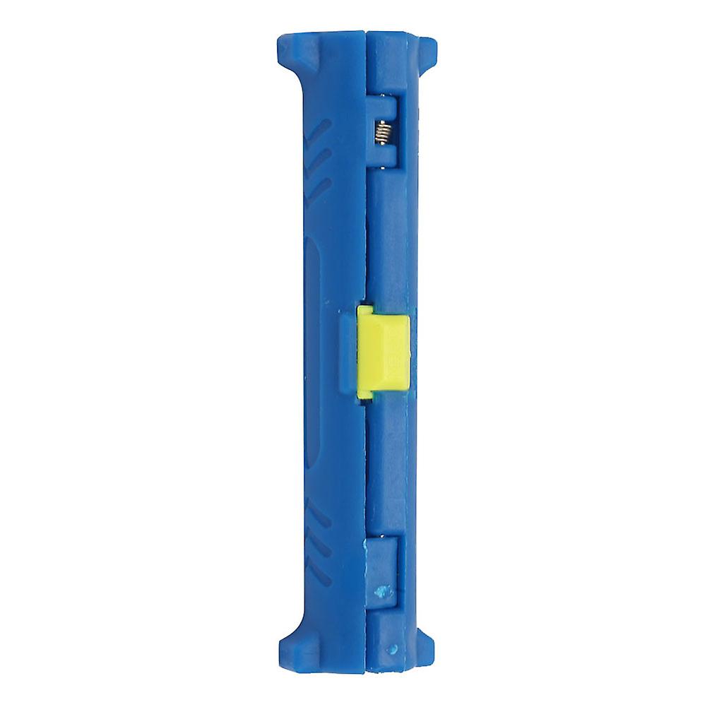 Multifunctional Electric Coaxial Cable Stripper Rotary Type Wire Cutter (Blue)