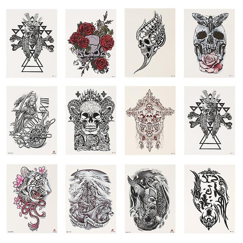 12sheets Temporary Tattoos