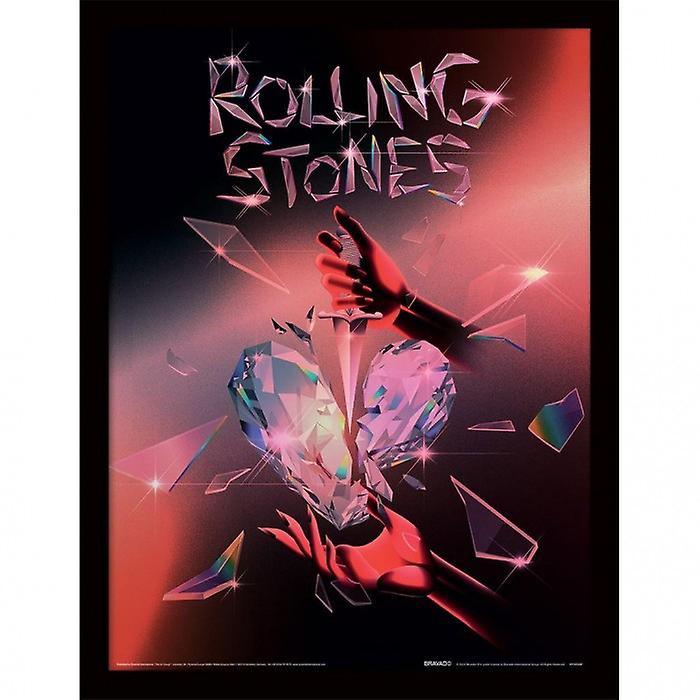 The Rolling Stones Hackney Diamonds Shattered Framed Print
