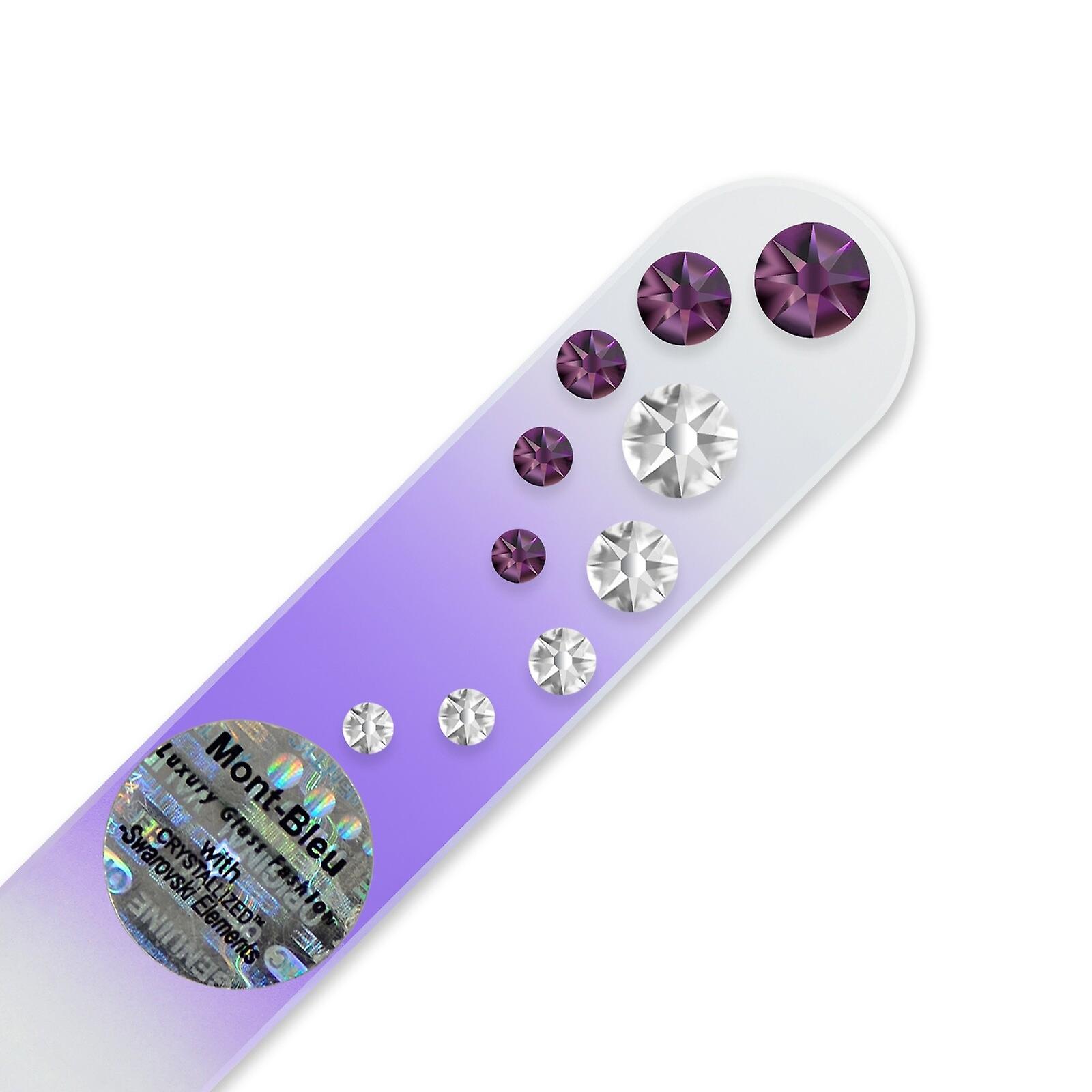 Travel nail file COC-S1-12 - Amethyst - Crystal