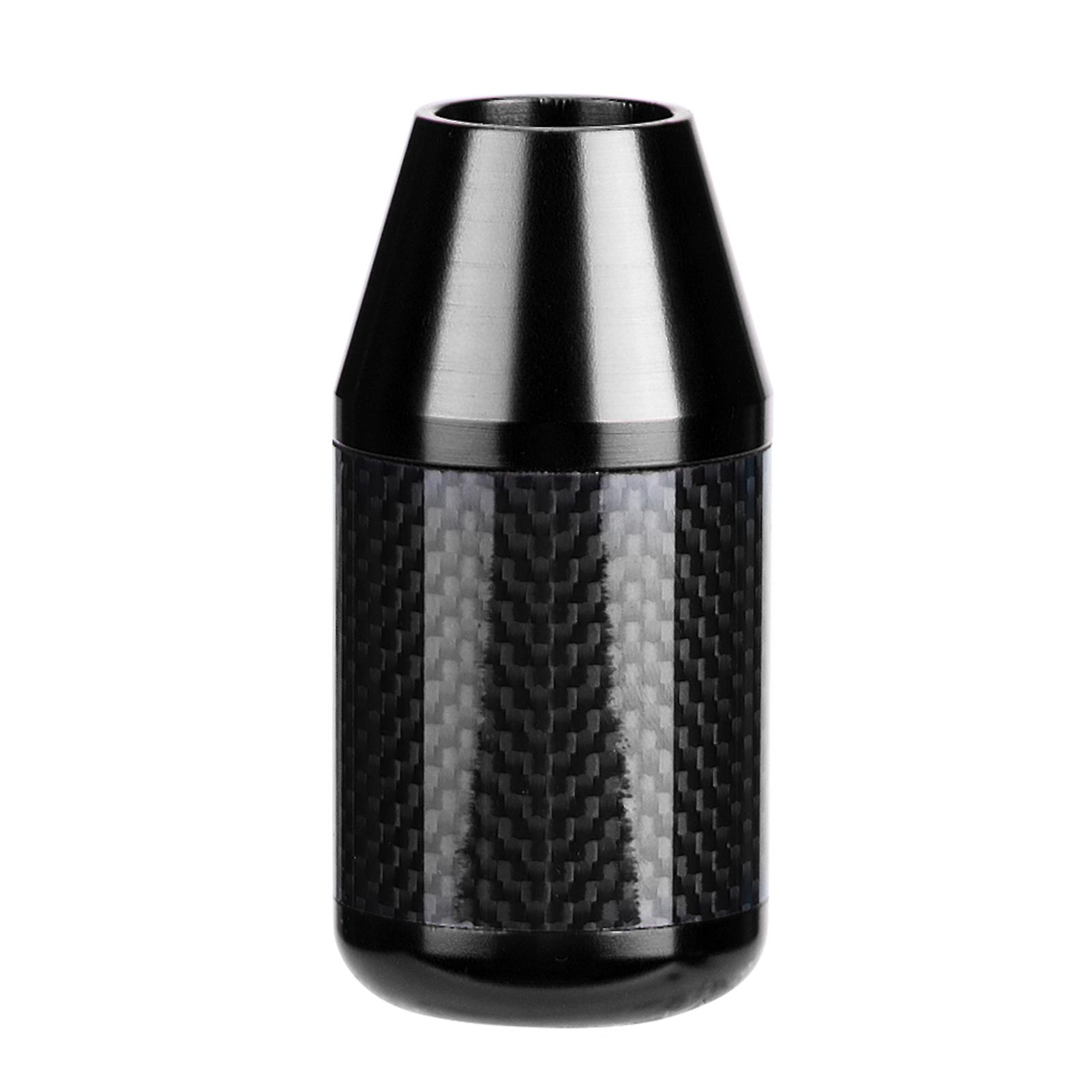 Universal Carbon Fiber Automatic Shift Knob with Ergonomic Handle Design (Black)