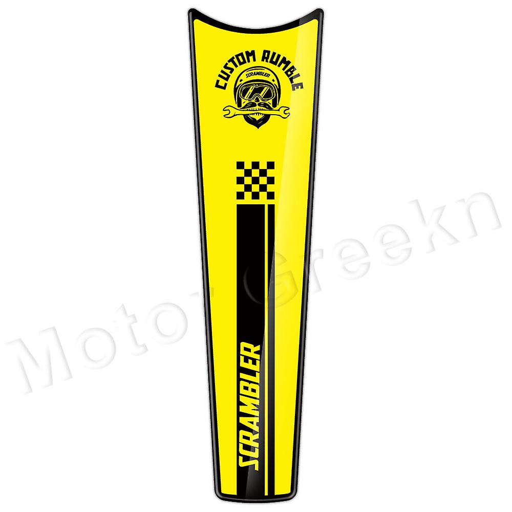 Autocollant Protection Réservoir Moto 3D - Sticker Réservoir XL125 XL250 XL1000 Varadero Orange