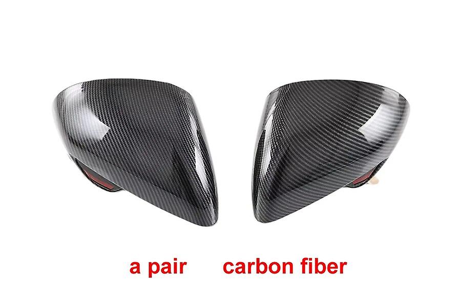 For Byd Dolphin 2023 Replacement Car Side Mirror Frame Rear View Mirrors Cover Anti Hit Carbon Black Garnish 1 Pair