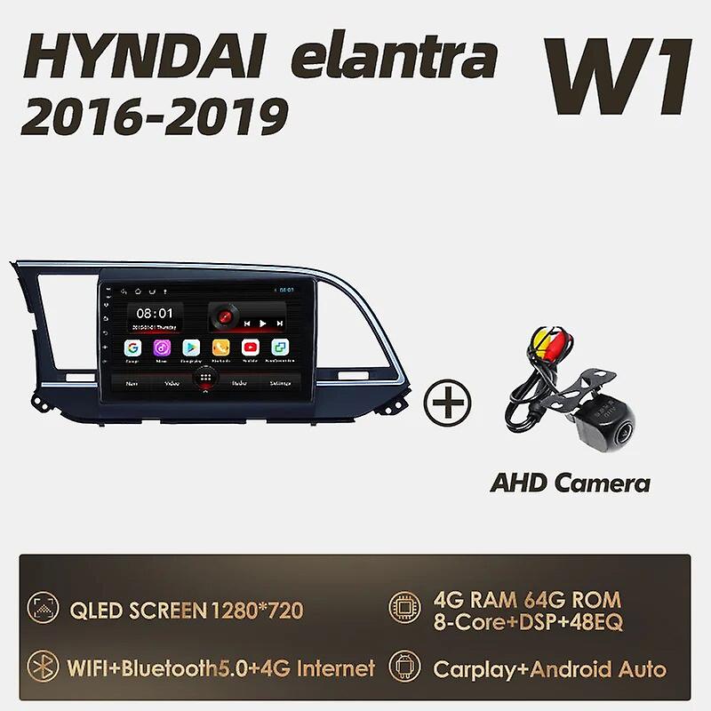 Autoradio Android 2 Din Per Hyundai Elantra 6 2016 2017 2018 Lettore Multimediale Navigazione Carplay Audio Auto Altoparlanti No Dvd