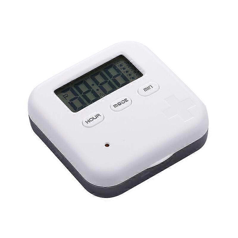 Timer Pill Box Electronic Reminder Pill Box Elderly Pill Box Timer Gray