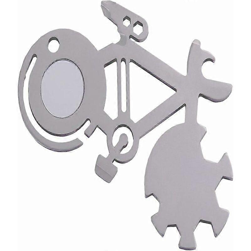 Multifunctional mountain bike shape outdoor tool, multifunctional outdoor use, suitable for camping and wild survival