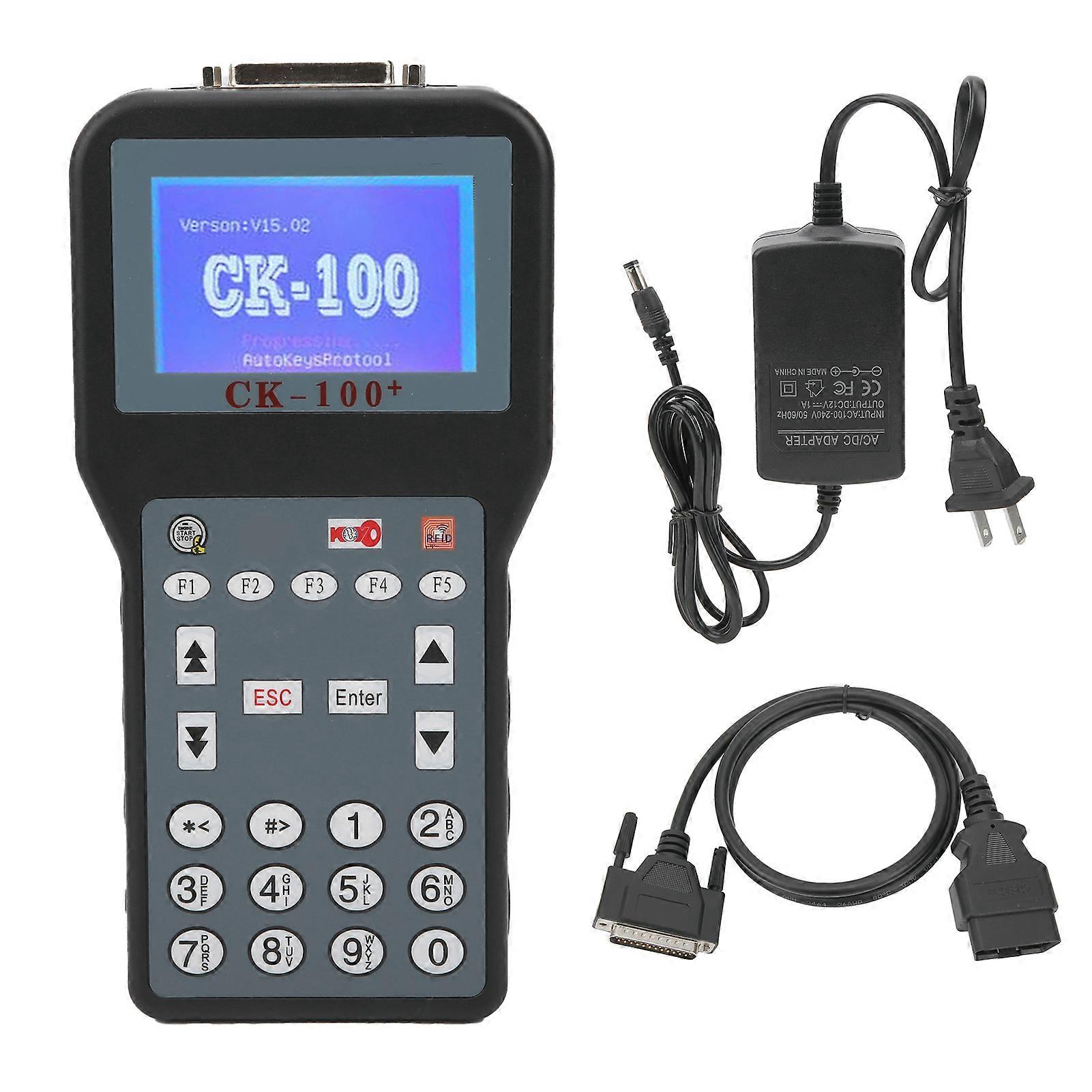 Car Key Programmer Auto Programming Diagnostic Service Tools CK100+ US Plug 100240V E2U411