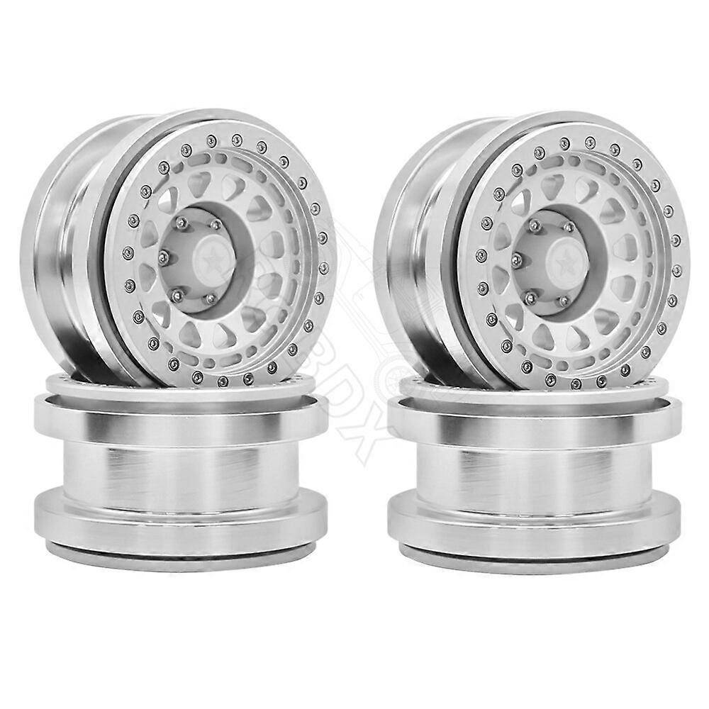 RC جيب CNC الألومنيوم 2.9 " حافة محور عجلة Beadlock ل 1/6 RC سيارة مجنزرة محورية SCX6 جيب JLU رانجلر