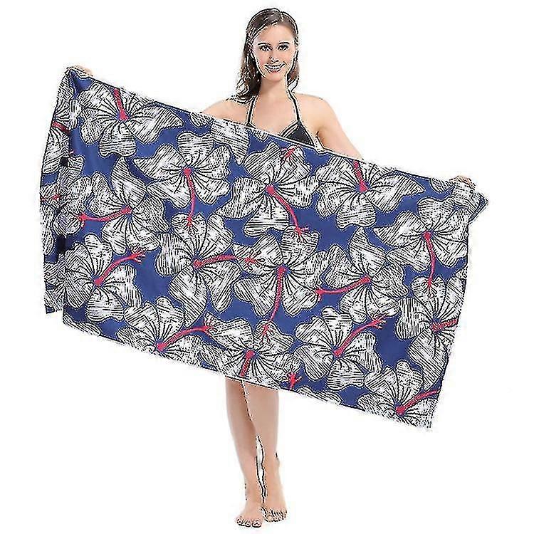 Sneldrogende bedrukte microvezel strandlaken