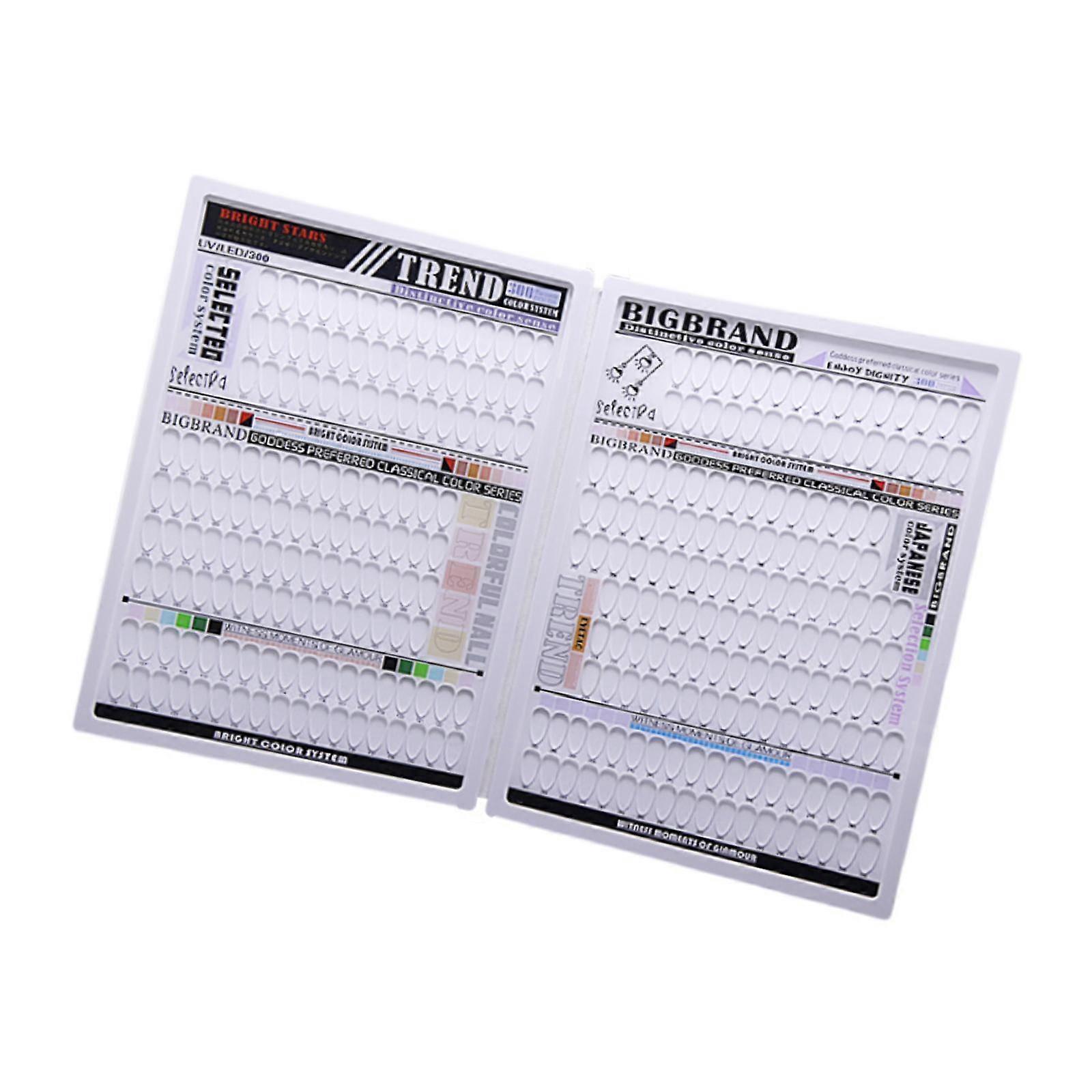 300 Nail Color Display Book Color Chart Professional Nail Color Display Book