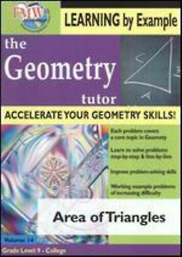 Geometry Tutor Area of Triangles DVD (2011) cert E - Region 2