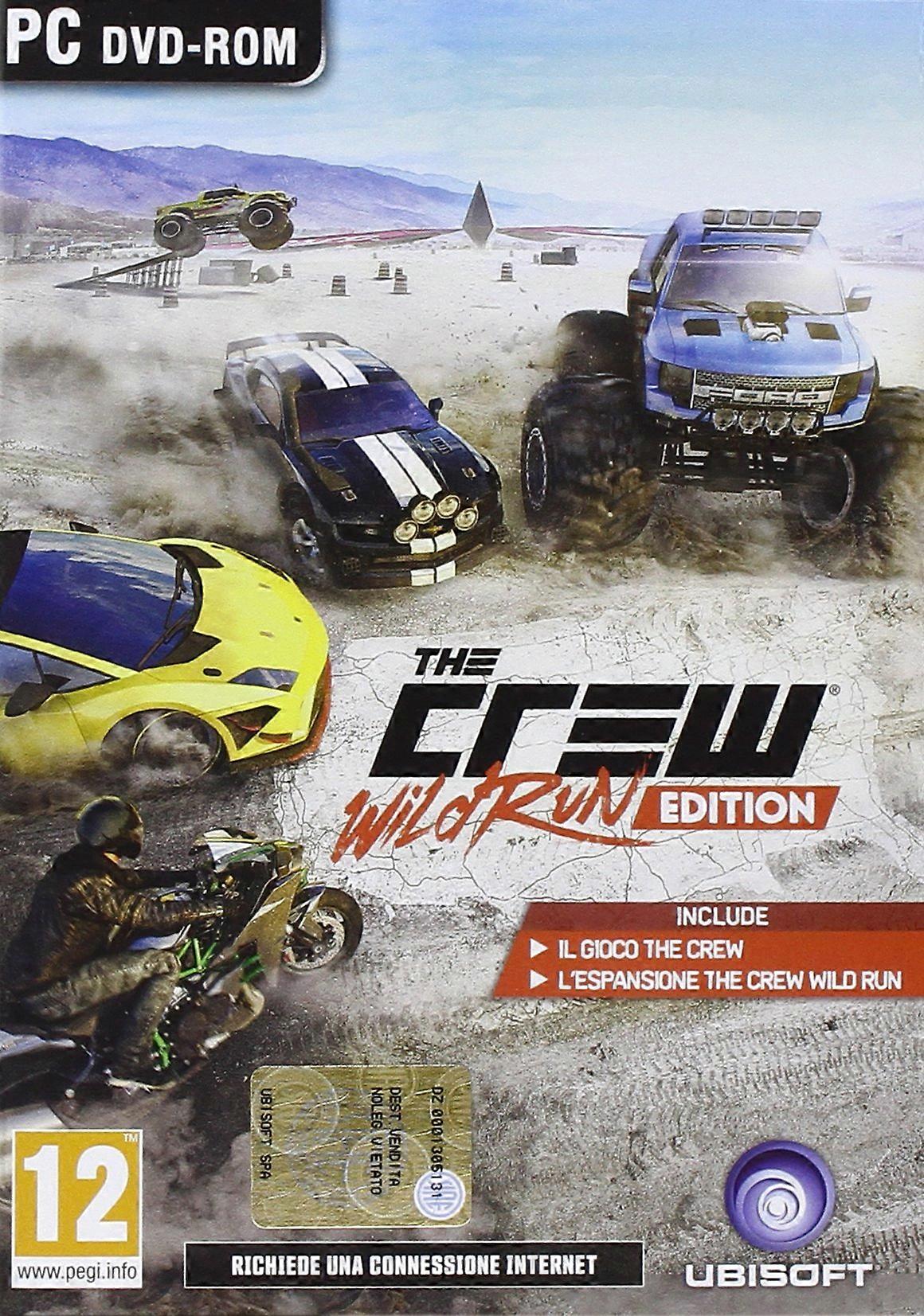 Ubisoft The Crew Wild Run Edition PC - video games (PC PC Physical media Racing Ubisoft ITA Basic) - New & Sealed