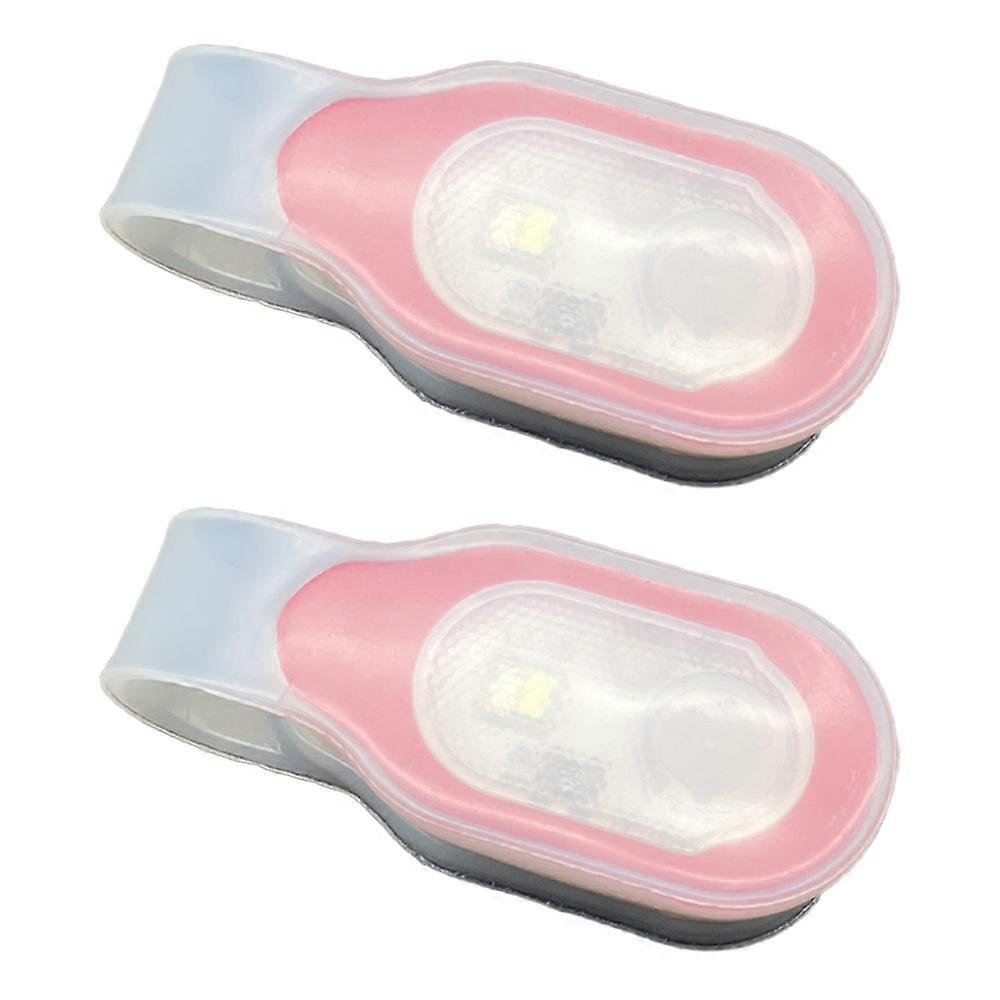 2pcs LED Luminous Silicone Adjacent Clip Light Magnetic Suction Light