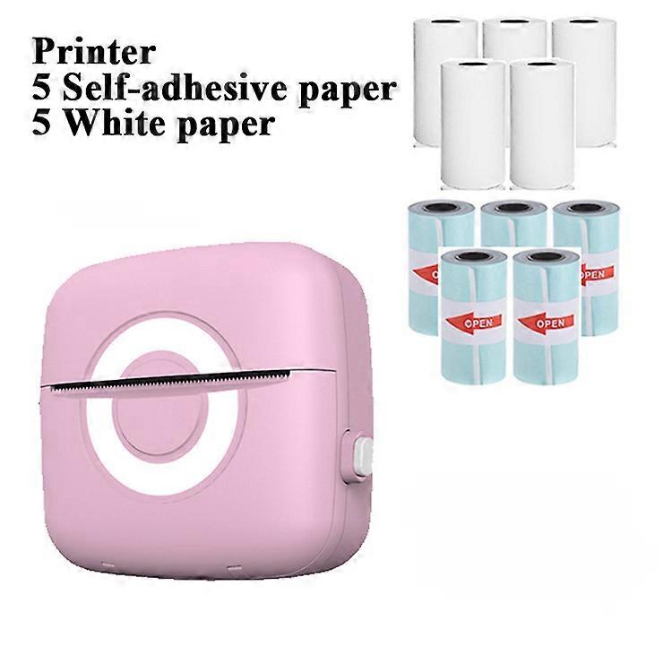 Portable Pocket Printer, Student Mini Error Label Printer, Thermal Photo Printer