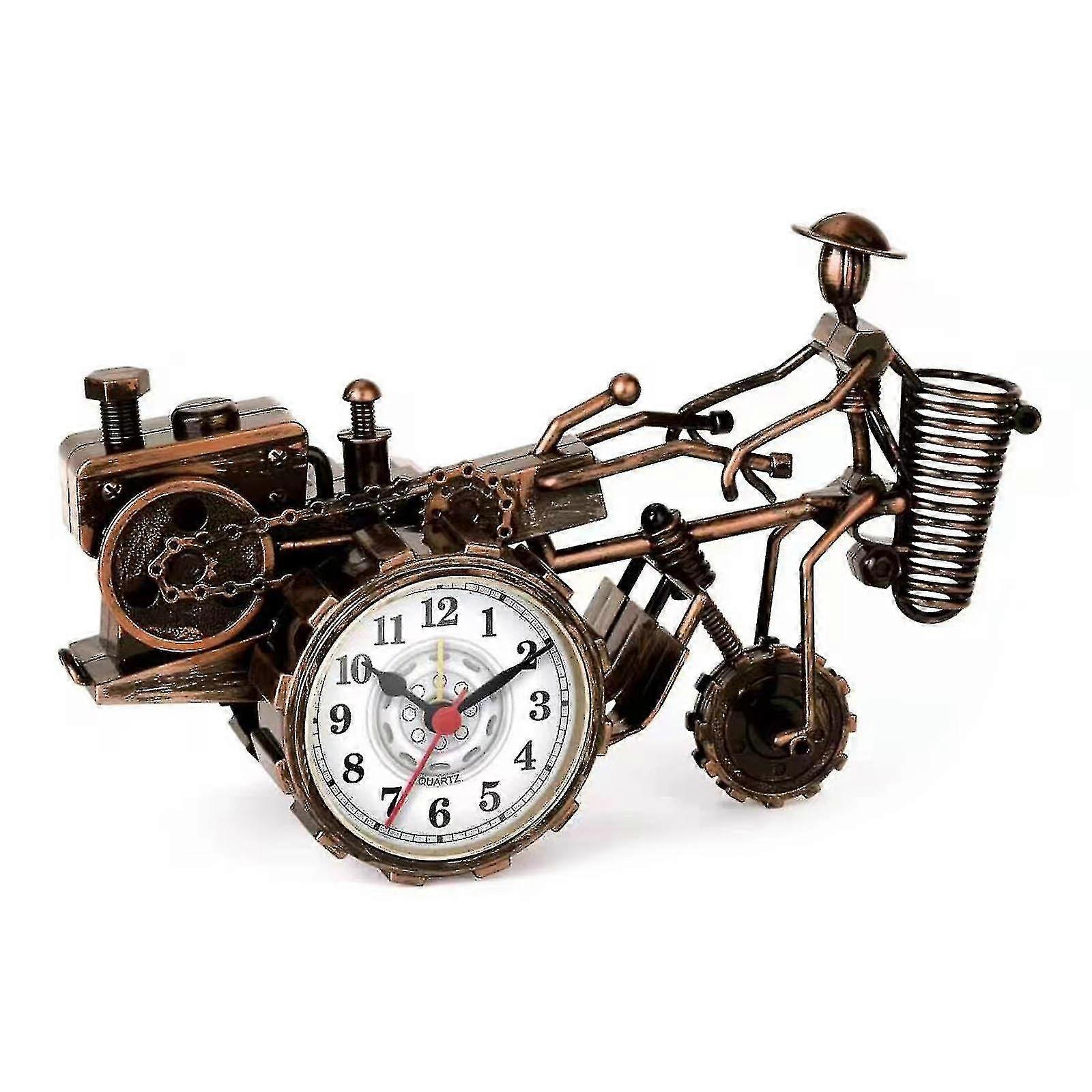 Tractor Model Alarm Clock Old-fashioned Digital Clock For Home Office Table