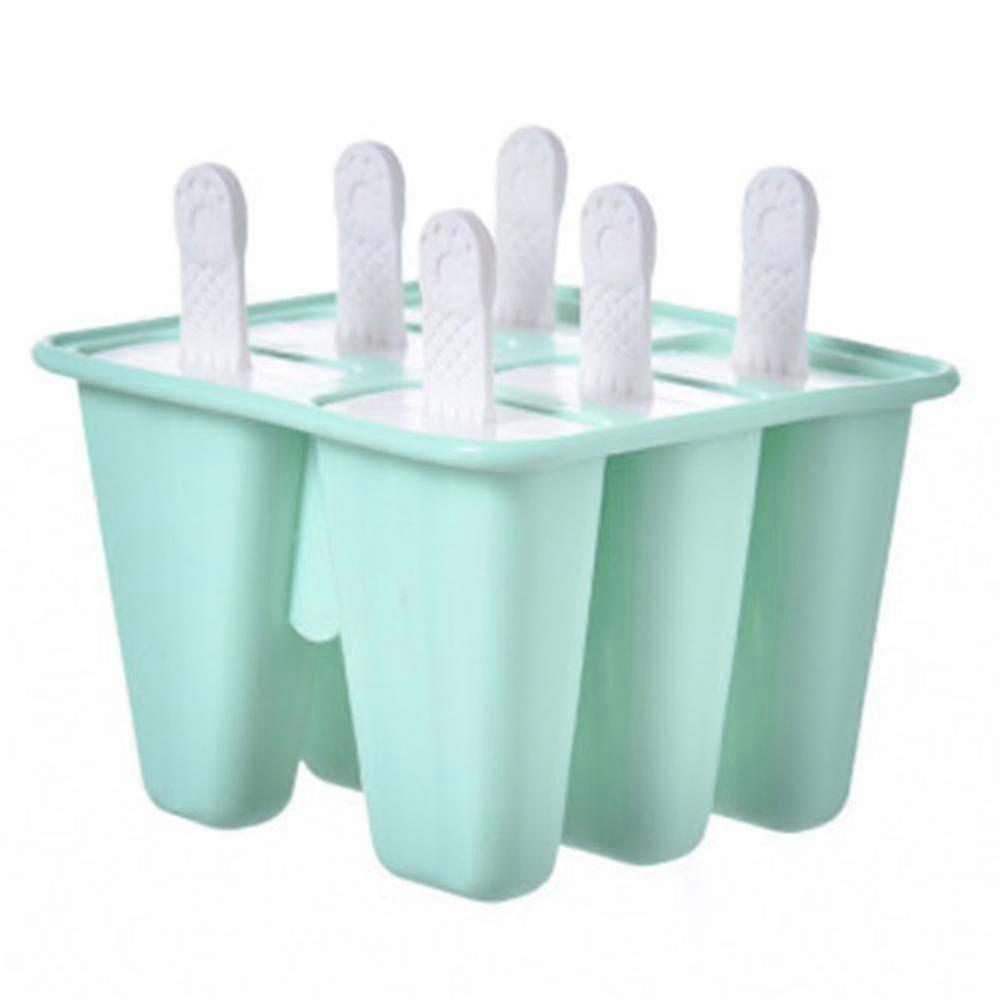 2024 Popsicle Molds 6 Ice Trays Silicone Ice Pop Molds Reusable Easy Release Ice Pop Maker Popsicle With Handle