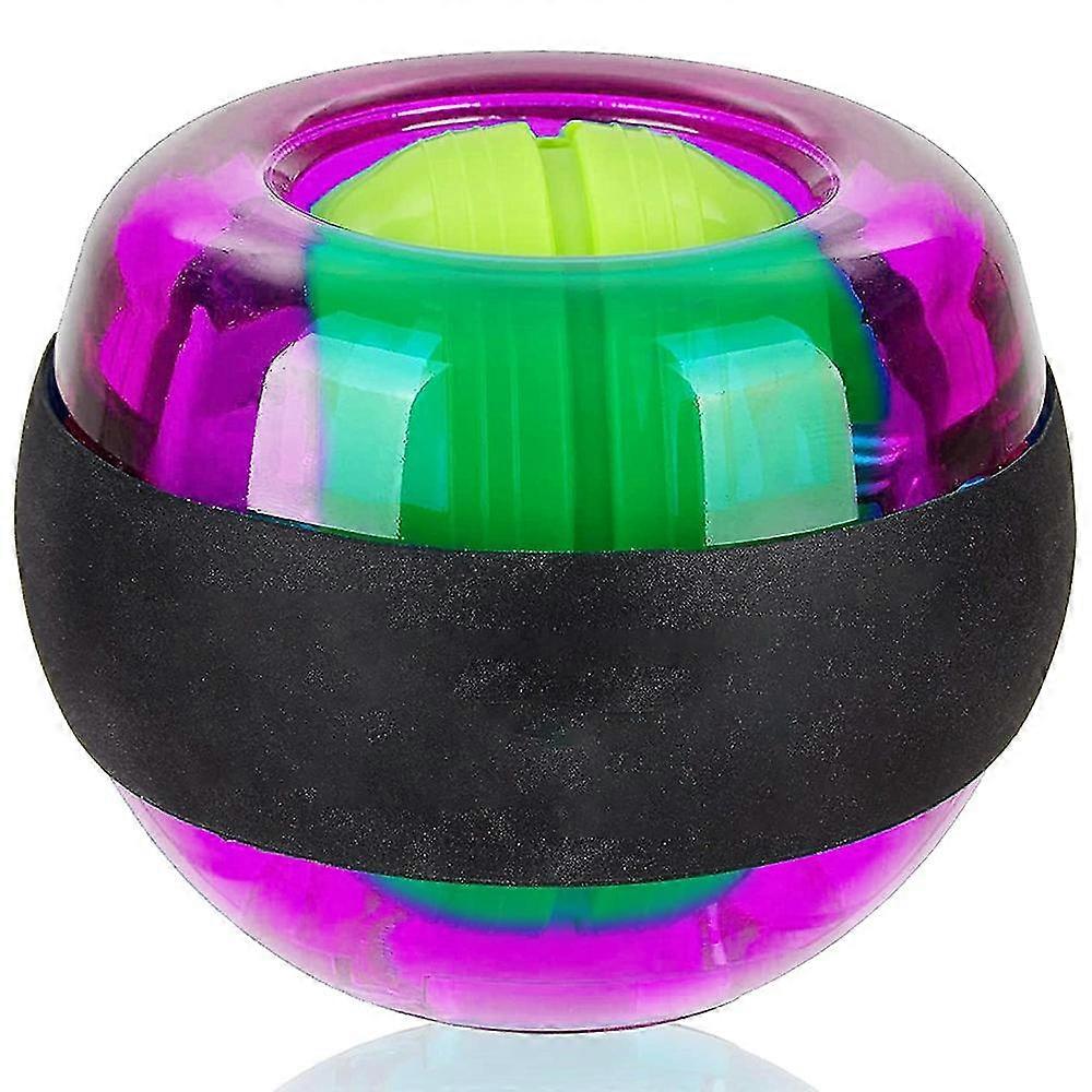 metal core wrist exerciser wrist strengthener gyro ball with led light