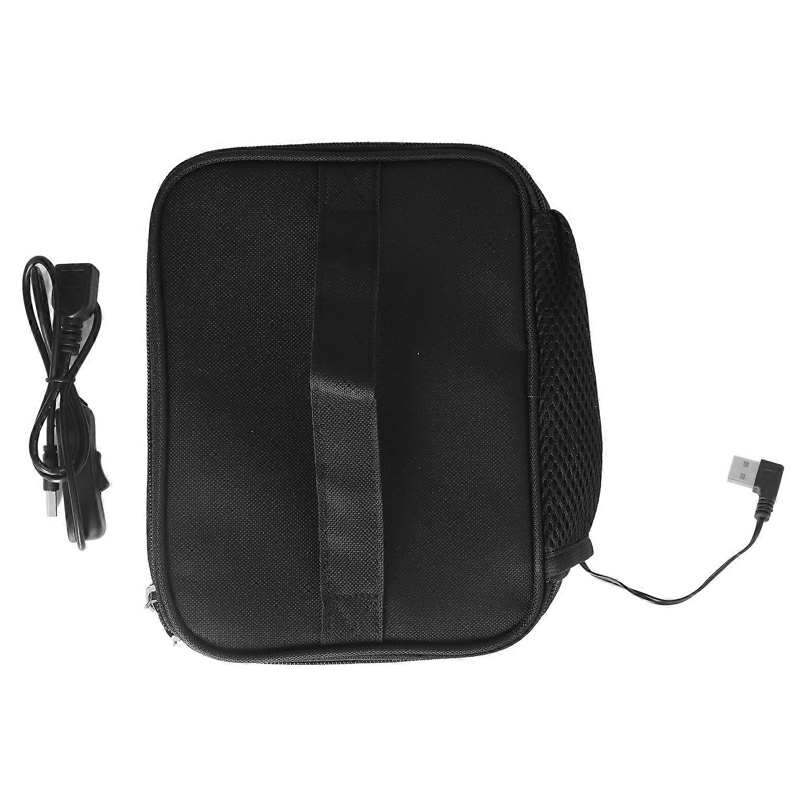 Portable Oven Bag 5V 2A USB Interface Auto Thermal Insulation Oxford Fabric Waterproof Food Warming Lunch Bag NO.2246