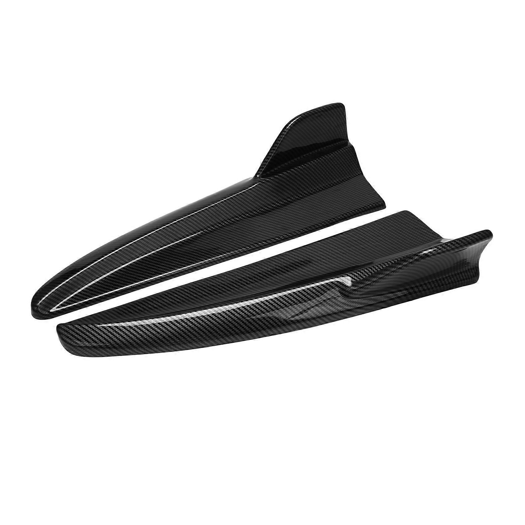 Car Rear Bumper Lip Diffuser Splitter Spoiler for C- W205 C180 C200 C300 C63 2015-2021 Carbon Fiber