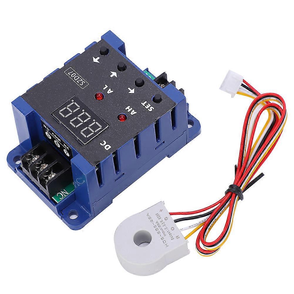 DC Digital Ammeter Current Overlimit Alarm Overload Protection SZD07 DC8-35V Digital Ammeter Module