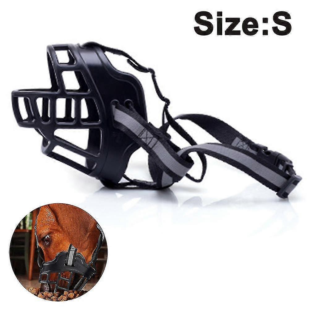 Dog Muzzle, Basket Breathable Silicone Dog Muzzle