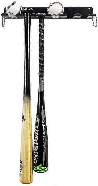 Baseball Bat Rack Display & Storage Holder Organizer Wall Mount