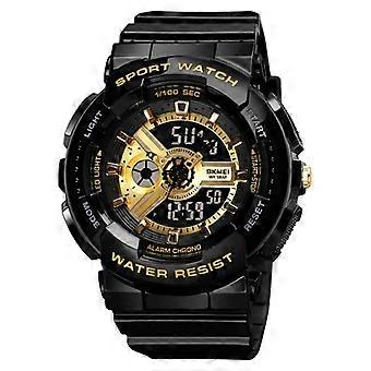 SKMEI 1689 Dual Time LED Pantalla Digital Multifunción Luminoso Reloj Electrónico Deportivo