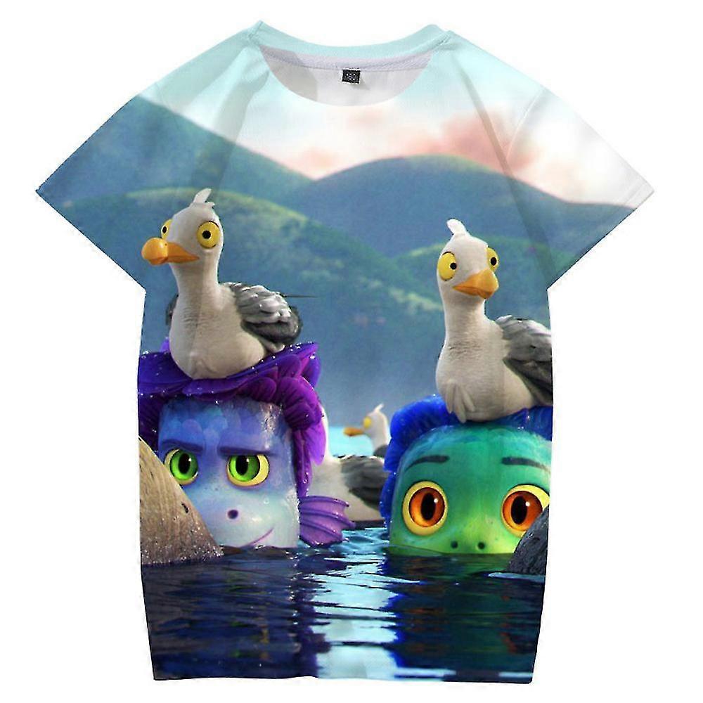Barn Unisex Pojkar Flickor Luca Kortärmade Toppar T-shirts