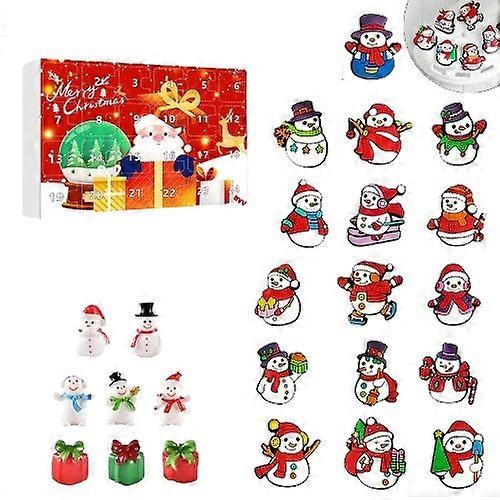 Advent Calendar 2024 Christmas Series Christmas 24 Countdown Calendar Box Snowman Surprise Box_c24070628