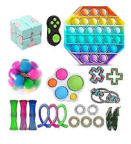 23 Pcs Senzoriale Fidget Jucării Bundle Stres Relief Cu Fidget Hand Toys