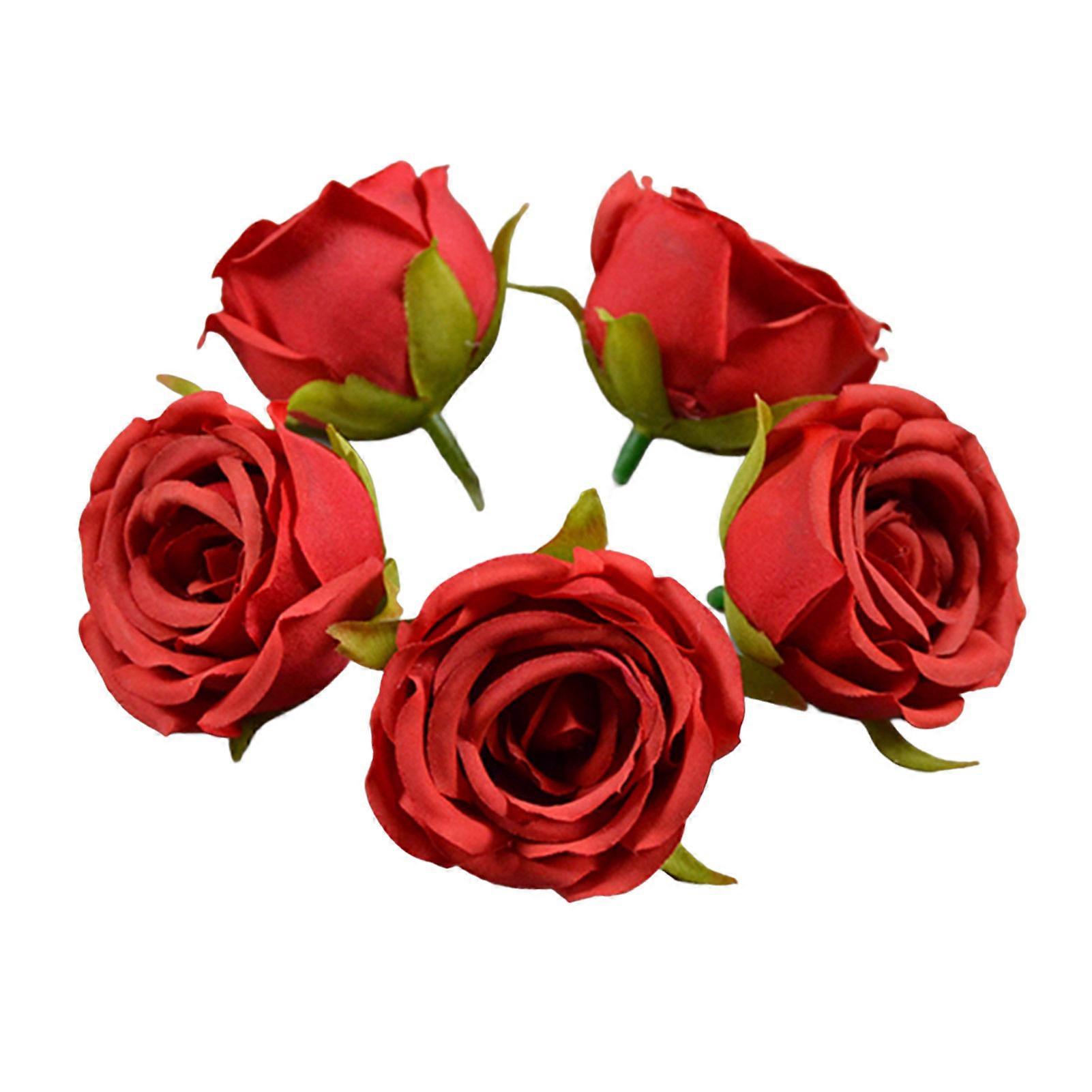 10pcs Artificial Rose Flowers Artificial Flower Ornaments for Baby Shower Home Decorations