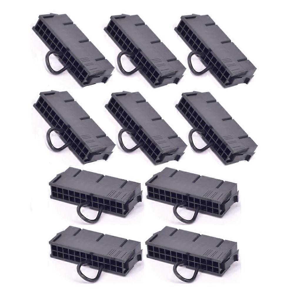 10 PCS ATX PSU 24Pin Power Supply Jumper Jack Adapter Connector for Server BTC Miner Machine